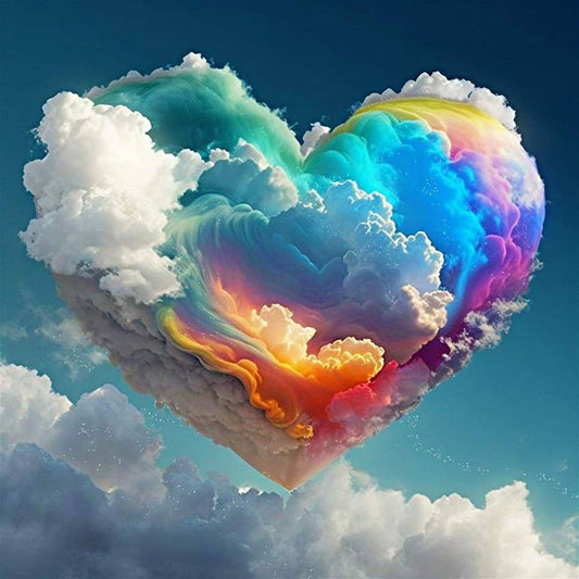 Colorful hearts