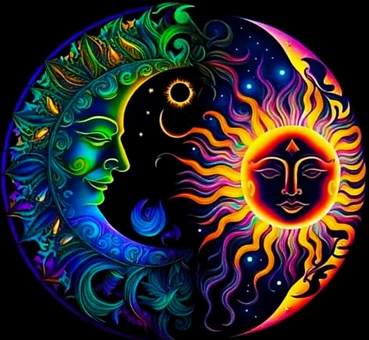 Sun and moon