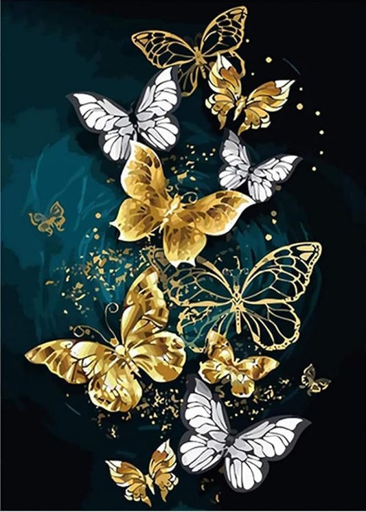 Luxury AB Velvet Diamond Painting Kit -  Butterfly