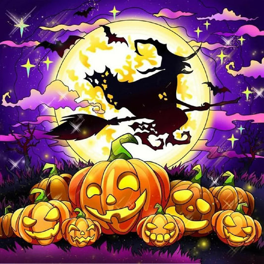 Luxury AB Velvet Diamond Painting Kit - Halloween