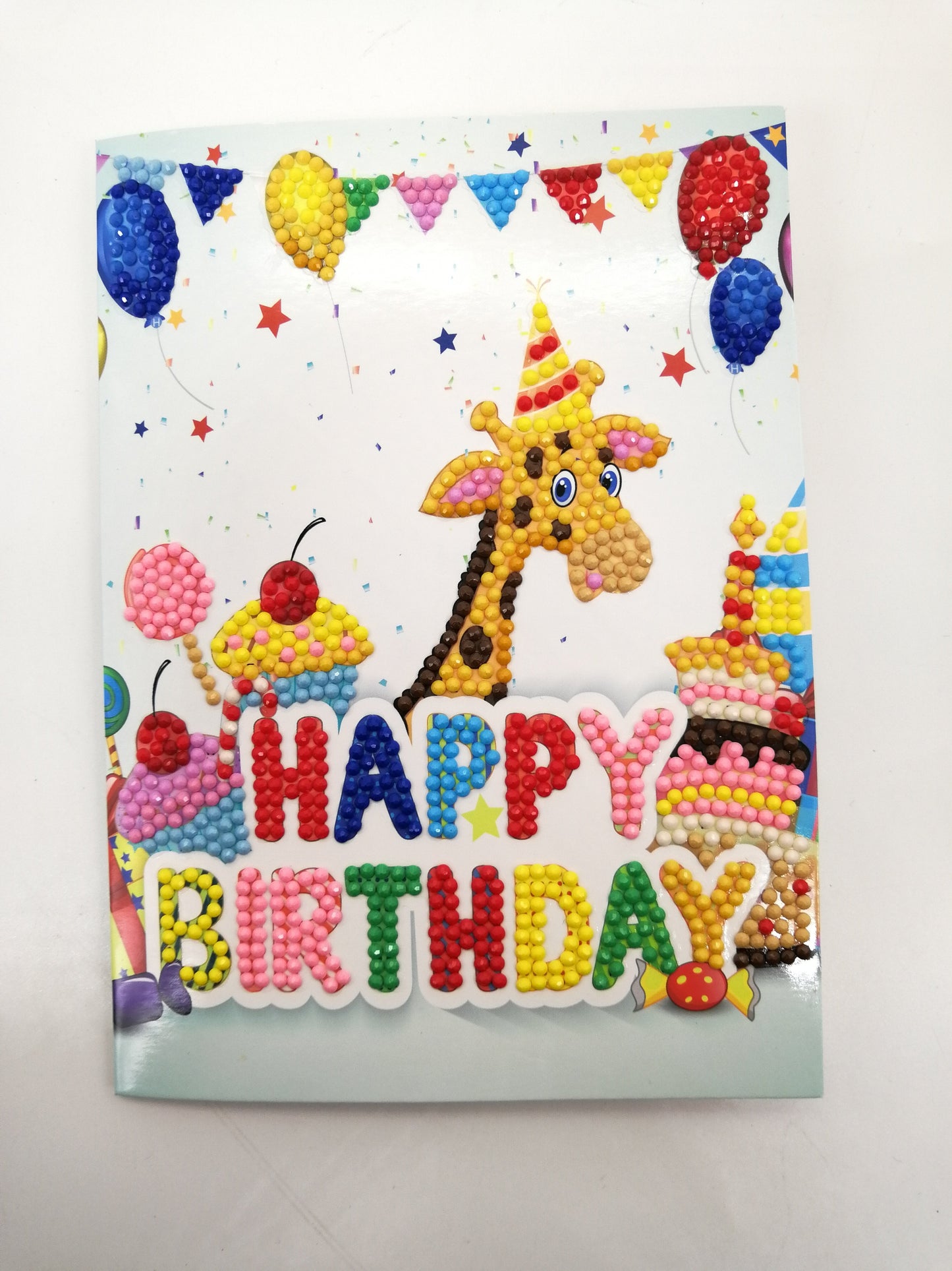 5D DIY Diamond Painting Greeting Card Special Shaped Birthday Xmas Gift