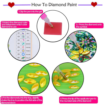 8 pcs set DIY Special Shaped Diamond Painting Coaster | goblin coaster