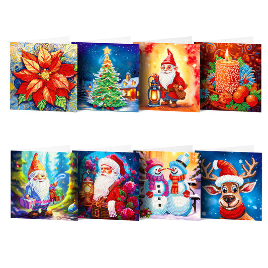 8pcs DIY Christmas Greeting Cards | Christmas