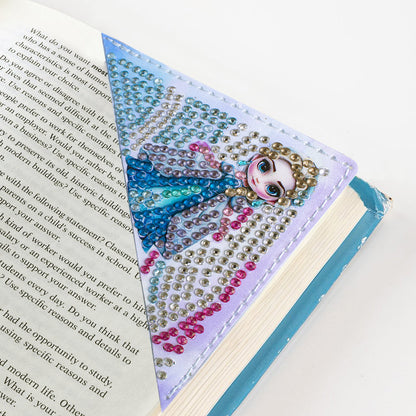 4pcs-DIY Diamond Painted Wrap Corner Bookmark