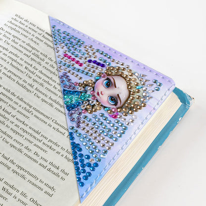 4pcs-DIY Diamond Painted Wrap Corner Bookmark