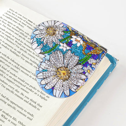 4pcs-DIY Diamond Painted Wrap Corner Bookmark