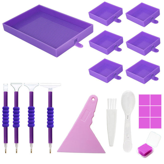 DIY Multifunctional Diamond Painting Drill Tray Tool Set