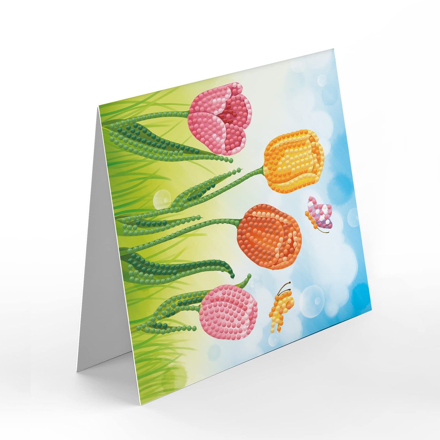 DIY Diamond Painting Greeting Card Special Shaped | flower