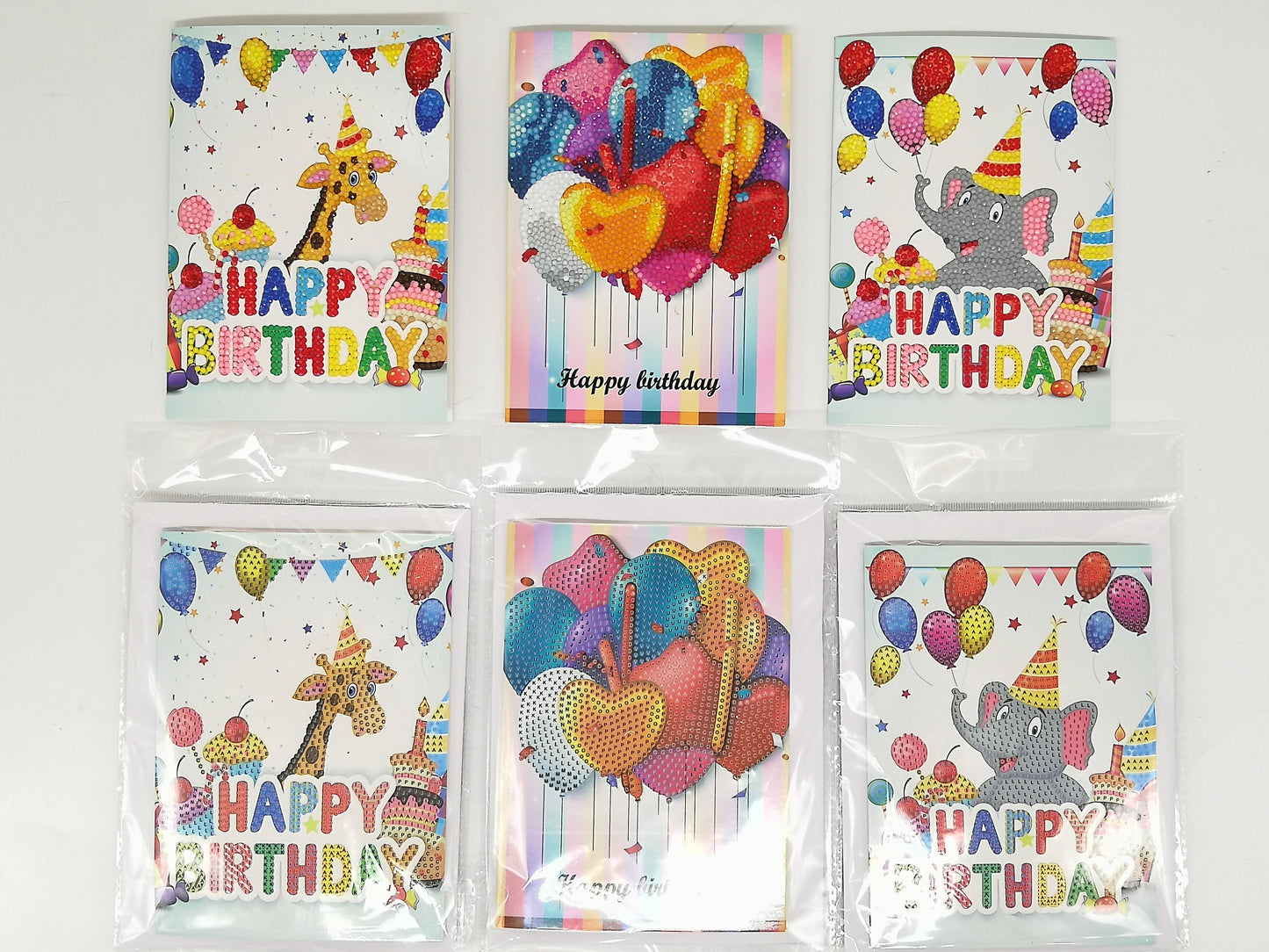 5D DIY Diamond Painting Greeting Card Special Shaped Birthday Xmas Gift