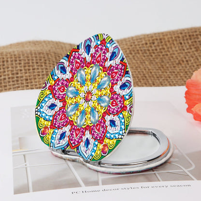 DIY Diamond Painting Creative Diamond Mini Mirror | Heart-shaped