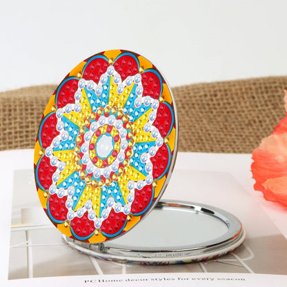 DIY diamante pintura creativa diamante Mini espejo | mandalas