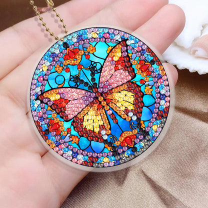 6pcs DIY Diamond Painting Keychains  | Butterfly