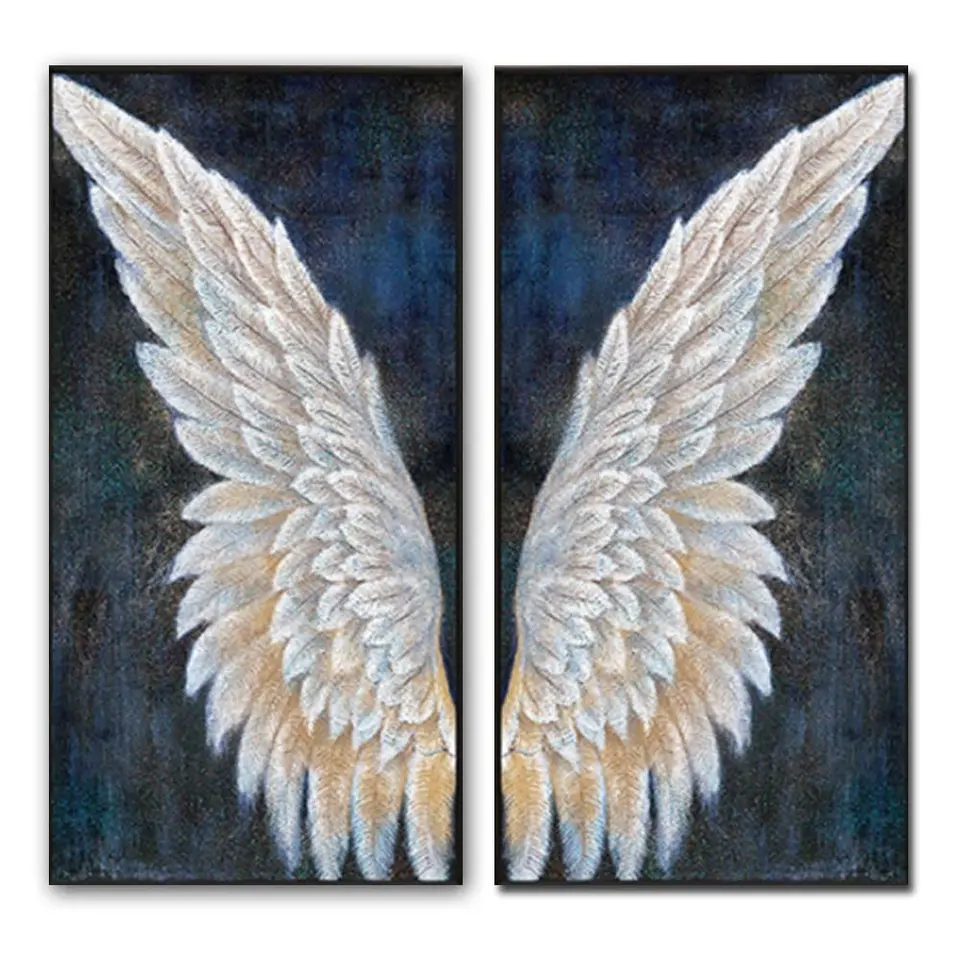 Luxury AB Velvet Diamond Painting Kit -  A pair of wings