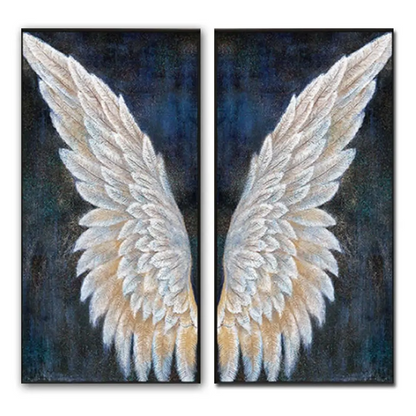 Luxury AB Velvet Diamond Painting Kit -  A pair of wings